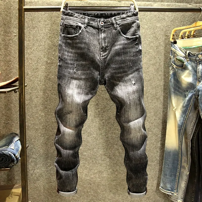 factory wholesale new european & american business men's jeans fashion male jean pants