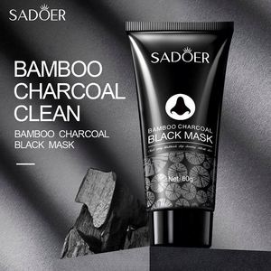 SADOER OEM 개인 라벨 대나무 숯 추출물 미백 얼굴 관리 보습 코 마스크 스킨 케어 천연 미용 페이셜 마스크