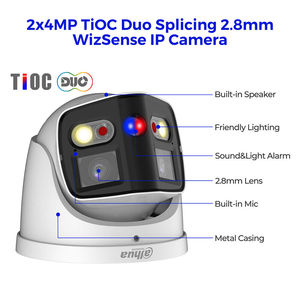 全新原装TiOC WizSense双镜头IPC-PDW3849-A180-AS-PV IP摄像机Cmos传感器双向音频和夜视 - Product Image 6