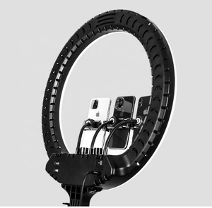 Barber Shop Led Ring <strong>Light</strong> with Wall Mounted 18'' 21'' Ceiling Lamp for Beauty Salon Lighting Lashes Equipment