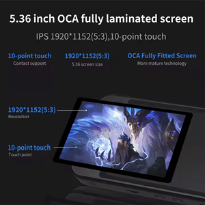 2022ใหม่5.36นิ้วหน้าจอสัมผัส IPS ชาร์จเร็วสำหรับเกมคลาสสิคแบบพกพา PS1/N64 /DC/GBA เกม RG552พ็อกเก็ต - Product Image 3