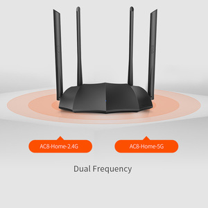 AC8 Gigabit Version <strong>Wi</strong>-<strong>Fi</strong> Router 1167Mbps 2.4GHz &amp; <strong>5GHz</strong> 128MB DDR3 High Gain 4 Antennas Wireless Network Extender Data Modem - Product Image 4