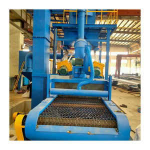 Hochwertige schwere Auto-Drahtgitter-Strahl maschine mit automatischer Lade-und Entlade linie