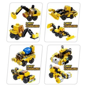 Flytec-bloques de construcción 12 en 1, robot transformable, juguete de ingeniería, camión, excavadora, robot - Product Image 5
