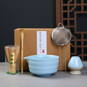 传统手工竹抹茶套装7款生态抹茶套装套装带礼品盒 - Product Image 6