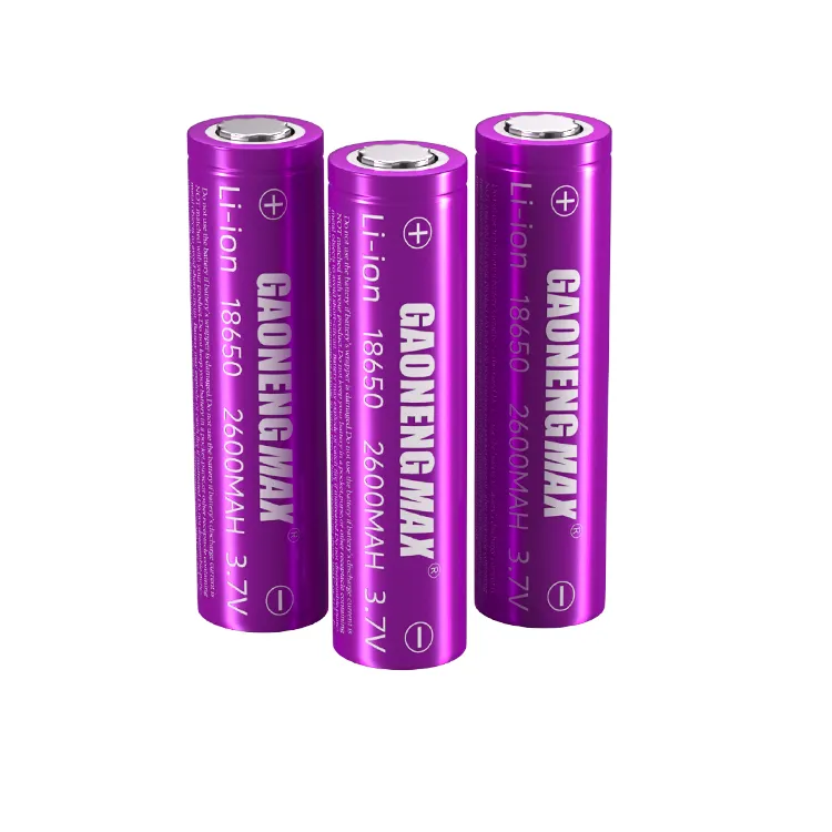 Gaonen gmax für Spielzeug autos Batterie reale Kapazität 18650 Lithium-Ionen 3,7 V 2600mAh wiederauf ladbare ce zylindrische Batterie