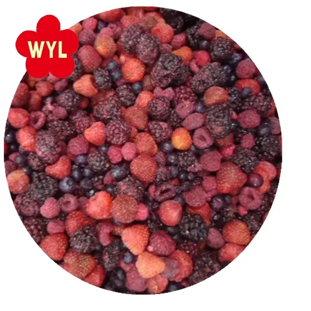 IQF mix berry framboesa/morango/marmoreira/marmoreira inteira iqf mix berry frutas congeladas