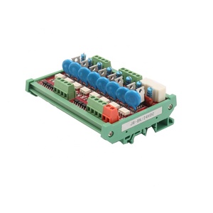 Ginri JR-8KチャンネルPLCアンプボード保護PLCモジュールDC 24V入力SCRモジュールDin RAIL取り付けベース付き - Product Image 3
