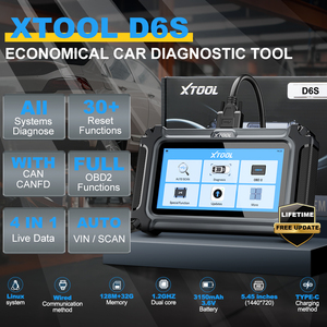 D6S OBD2 Scanner <strong>Code</strong> <strong>Reader</strong> All System Car Diagnostic Tools 30+ Resets FCA Live Data Automotive Diagnostic <strong>Scan</strong> Tools - Product Image 2