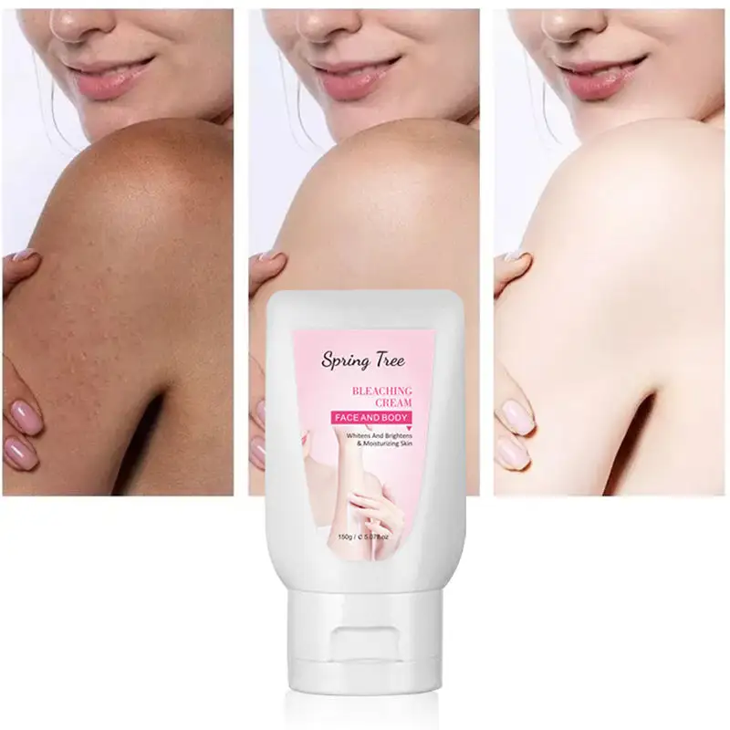 Private Label rapida alla rinfusa naturale naturale bianco idratante sbiancante lozione per il corpo per la pelle nera