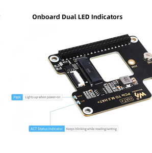 Raspberry Pi 5 PCIe zu M.2 HAT NVME Hochgeschwindigkeits-Erweiterungs karte mit 16P-Kabel GPIO-Header-Unterstützung Aktiver Kühler für RPI 5 Pi5 - Product Image 3