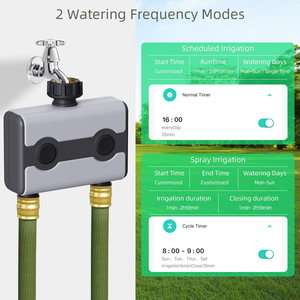 Timer per irrigazione automatica con Display LCD con sistema di irrigazione e irrigazione Wifi Timer per irrigazione a goccia Smart Home Garden - Product Image 5