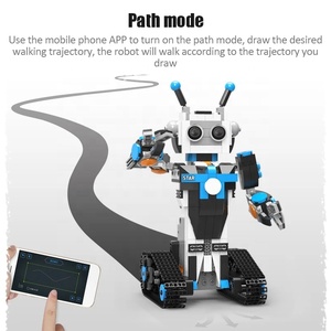 426 шт. APP управления программируемый робот rc игрушки науки DIY строительные блоки дистанционного управления голосом программирования роботов для кирпичей - Product Image 4