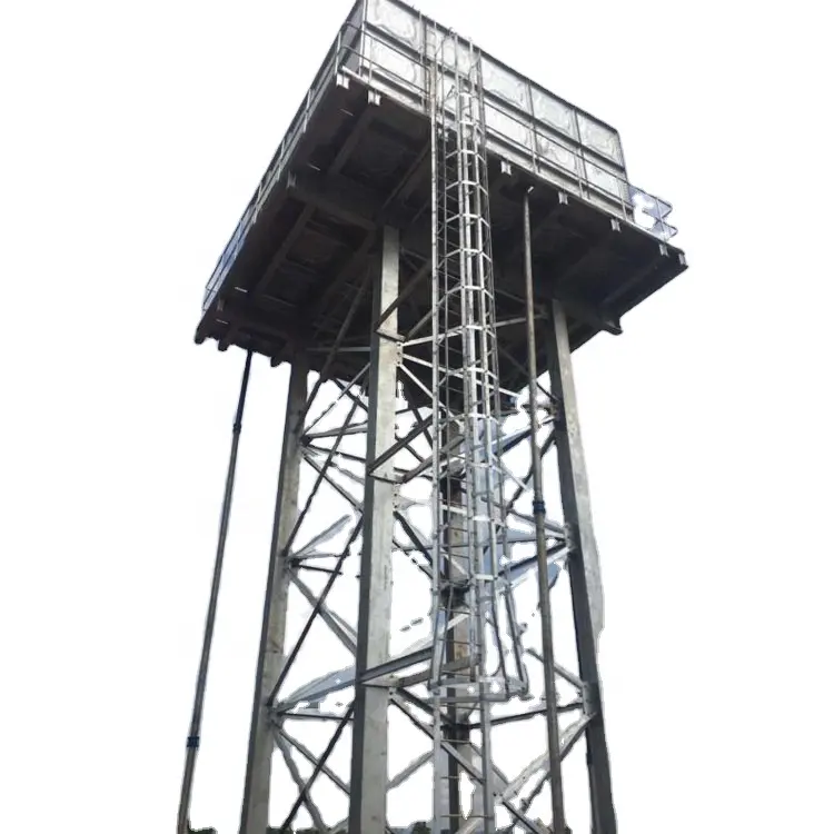 Cheap Elevated Water Storage Tank Frame Water Hot Dipped Galvanized Steel Structure Tower