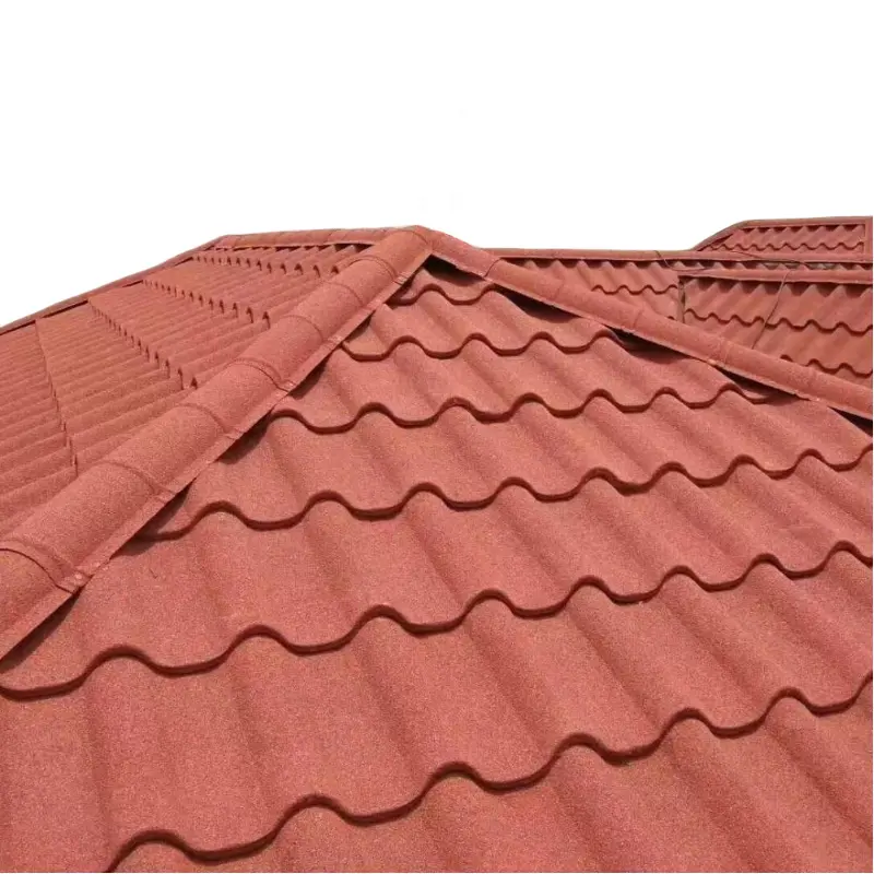Asal kalite ile çin üretici taş kaplamalı çatı kiremiti