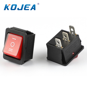 KCD5-202 rocker anahtarı ON-OFF güç anahtarı LED ile 6 pin lambaları basmalı düğme anahtarı - Product Image 6