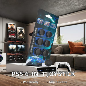 JYS 6 1 kaymaz silikon düğme oyun denetleyicisi Joystick PS5 için Playstation 5 için sıcak yeni başparmak sopa kap Video oyunu - Product Image 6