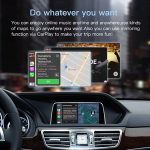 Benz Decoder Box interfaccia schermo specchio di navigazione Wireless Apple CarPlay Android Auto per sistema quadrato NTG4.5 LVDS