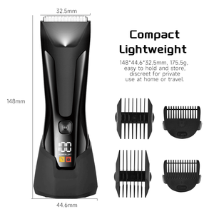 Pritech Wide Blade Body Trimmers Ipx7 Wasbare Trimmer Trimmer Lies Schaamballen Haar Trimmer Waterdichte Body Trimmer Voor Mannen - Product Image 5