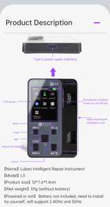 LuBan Cellphone Repair <strong>Tools</strong> Service <strong>Kit</strong> for 11 12 13 14 15PM Ture Tone Face Dot matrix Handset Camera Battery