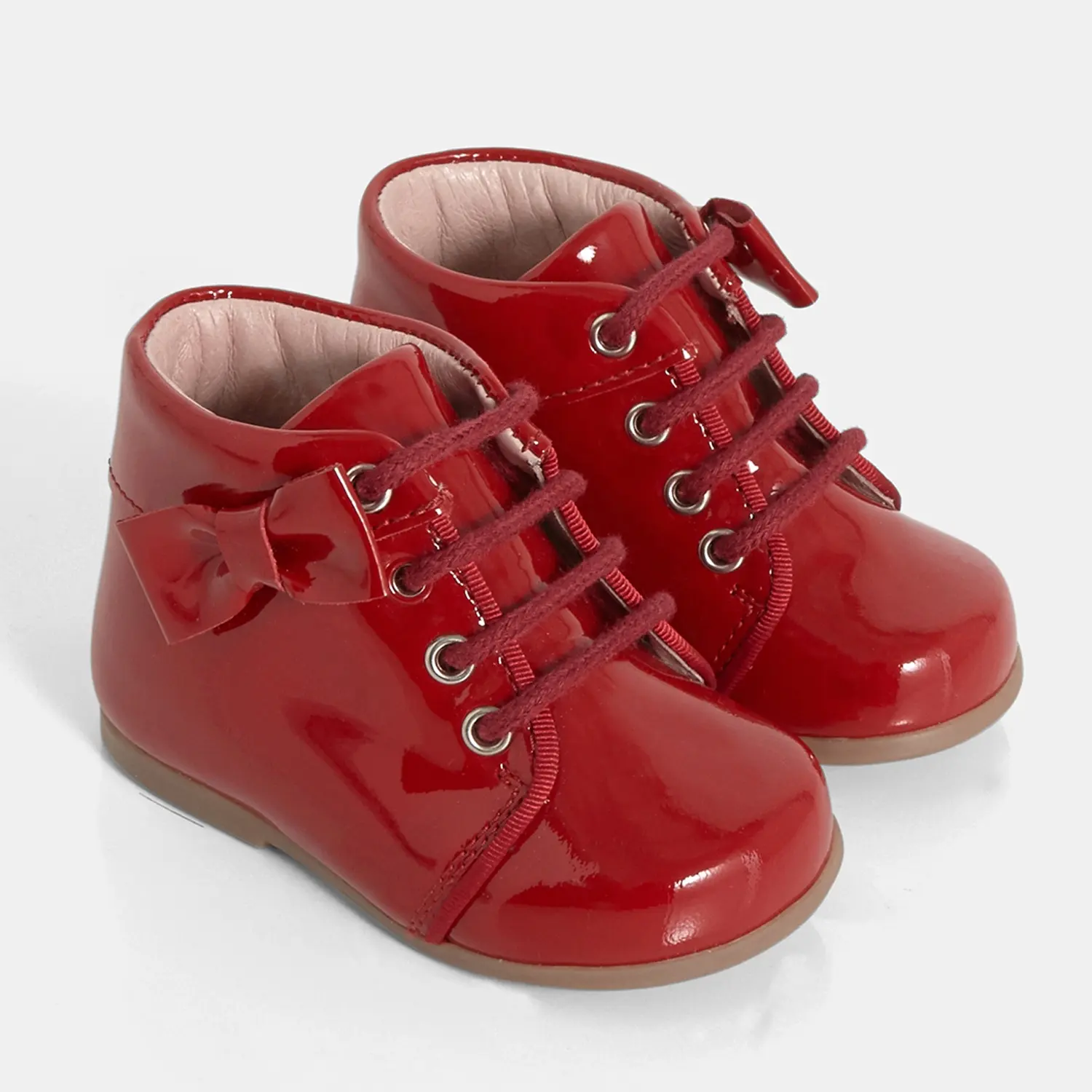 Choozii-Botas de charol para niñas, zapatos de vestir con cordones, exquisitos y encantadores, estilo lazo