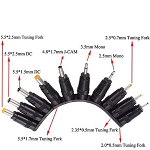 Laptop DC <strong>Power</strong> Adapter <strong>Kits</strong> 34 PCS Universal 5.5 mm <strong>X</strong> 2.1 mm DC AC <strong>Power</strong> Adapter Tips Connector for Thinkpad <strong>Power</strong> Supply Plug - Product Image 6