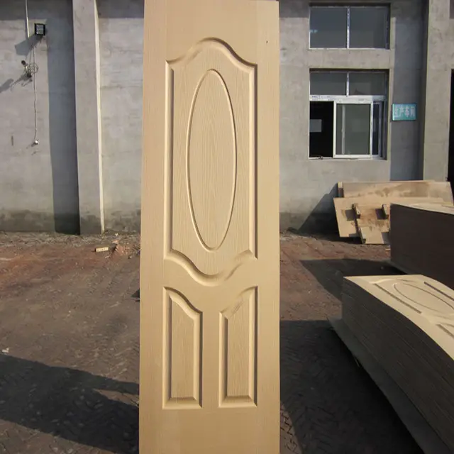 Cubierta de puerta exterior de madera usada para puerta de PVC