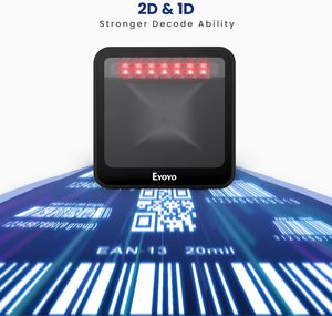 Eyoyo-Escáner de código de barras, lector de código de barras, con escaneo automático, manos libres, 1D, 2D, PDF417 - Product Image 5