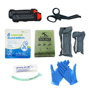 Medresq fabrika doğrudan bireysel kanama kontrol kiti, IFAK, turnike ile ilk yardım dolum kiti, hemostatik - Product Image 5