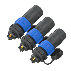 35A4ピンDCコネクタLED照明照明器具フレームボックスパネルマウントプラグIP67クイックロックオスメスドッキングプラスチックコネクタ - Product Image 2
