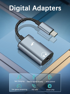 Universal Tipo-C 3,5mm DAC Auricular Cable Adaptador de auriculares Divisor Convertidor de carga 32bit 384kHz Digital-Decodificador - Product Image 6