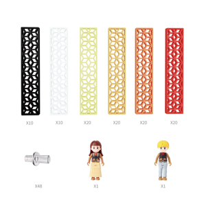 Diy Colorful <strong>Building</strong> <strong>Blocks</strong> <strong>Building</strong> Toys Set for 3+ Years Old Preschool Educational Toys - Product Image 3