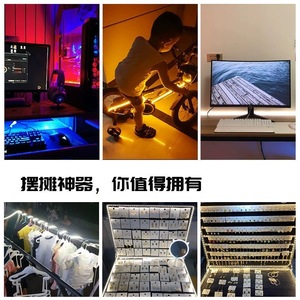 ไฟแถบ LED USB 5V RGB หลากสี24คีย์รีโมทคอนโทรลพร้อมกล่องแบตเตอรี่สำหรับพื้นหลังทีวีไฟบรรยากาศ - Product Image 6