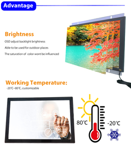 Open Frame 15 21.5 pollici impermeabile industriale portatile Touch Screen Monitor Touch Monitor Touch LCD chiosco Monitor Monitor Touch Screen - Product Image 5