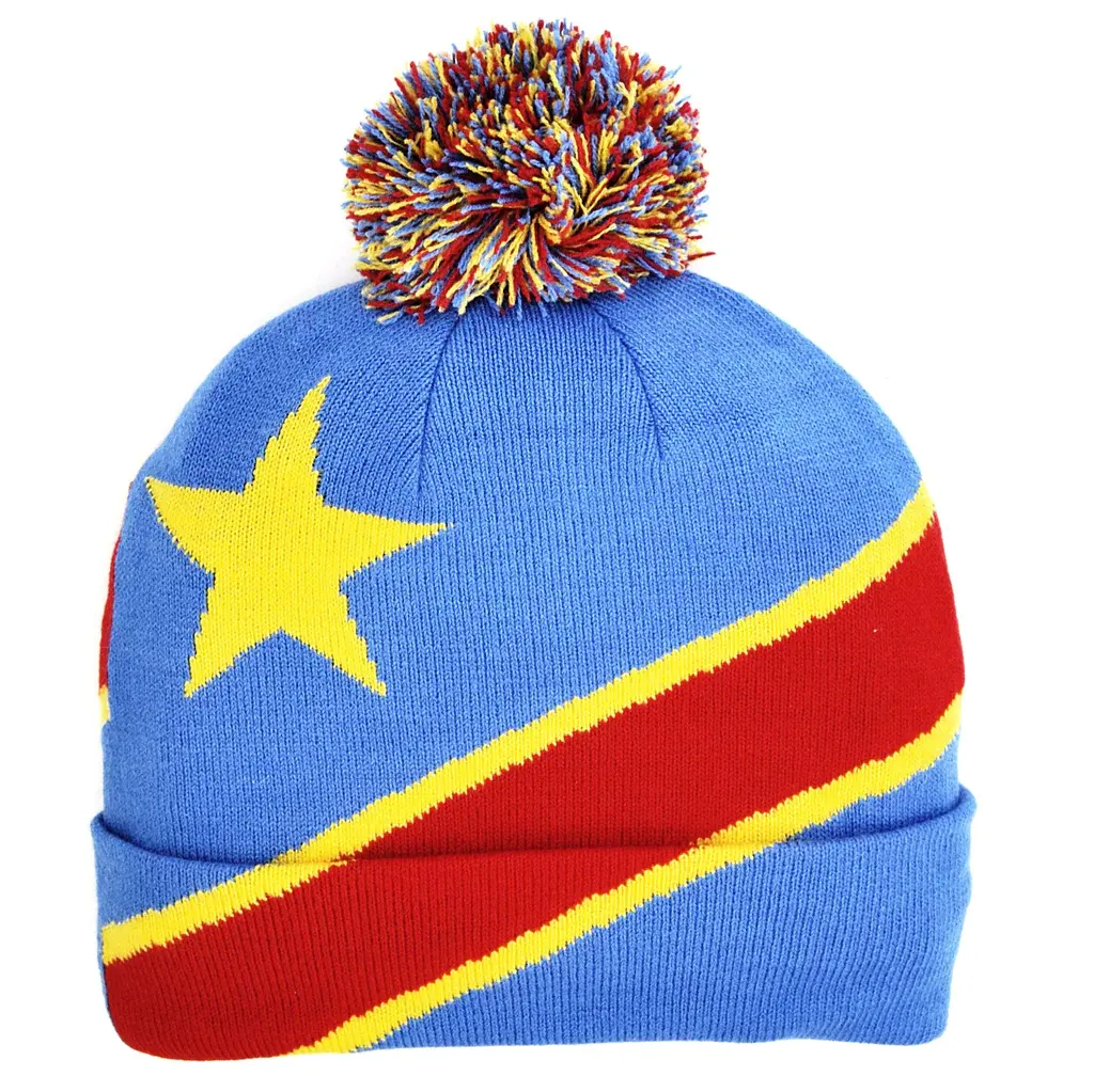 République démocratique du Congo bonnet en tricot chapeau de pêcheur chapeau national en tricot