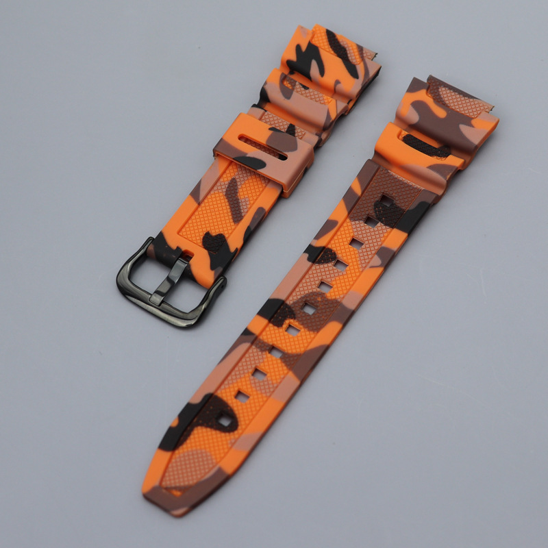 Boucle noire style 2 orange
