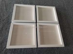 Factory Custom 8 × 8 9 × 9 10 × 10 12 × 12 Shadow Box Frame Blank Canvas White Picture Frame For Wall Hanging - Product Image 5