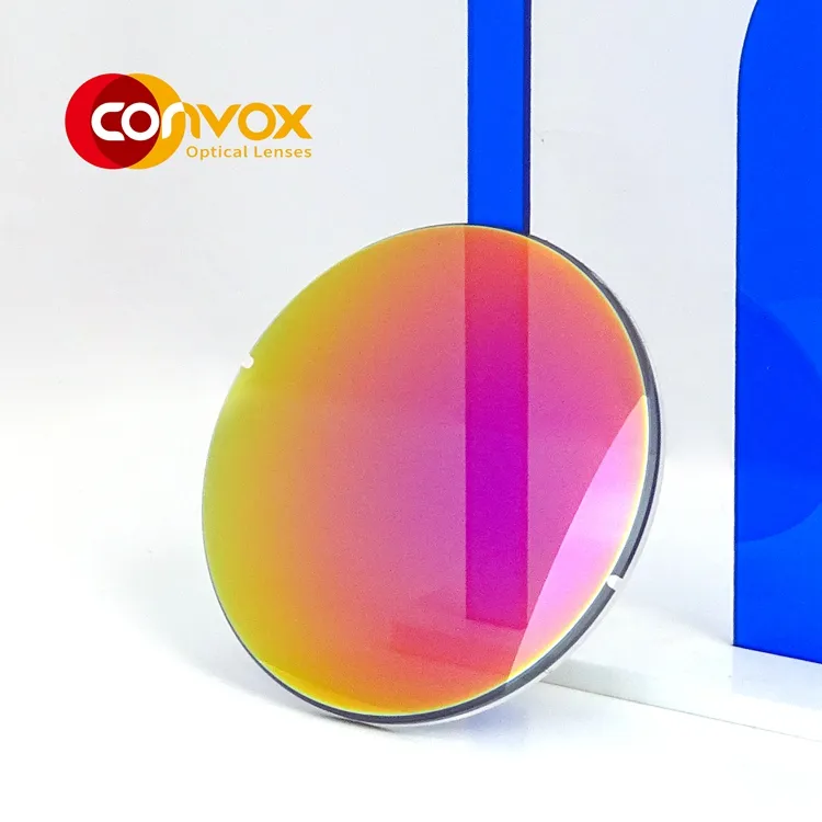 نظارة شمسية عدسات متعددة الألوان عدسات طلاء عاكس 1.49 بسعر المصنع