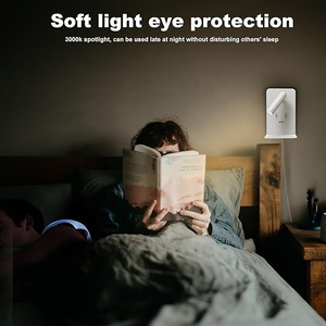 Modern lüks otel 360 derece dönebilir okuma işık duvara monte USB portu ile spot başucu aydınlatma <span class=keywords><strong>LED</strong></span> duvar ışık