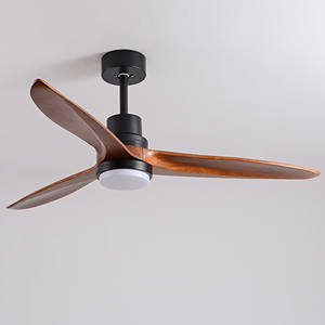 高品质美国复古工业52英寸家用智能吊扇，带灯和遥控器 - Product Image 2