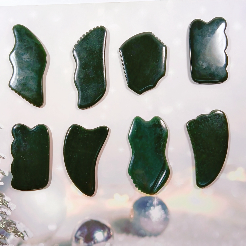 guasha en jade néphrite