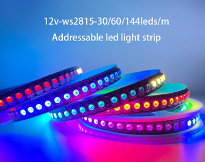 Ws2815 12V 30 60 144leds RGB Addressable <strong>LED</strong> Strip for TKV Decoration DMX512 Pixel Dream Color Smart <strong>Led</strong> Light Strip - Product Image 2