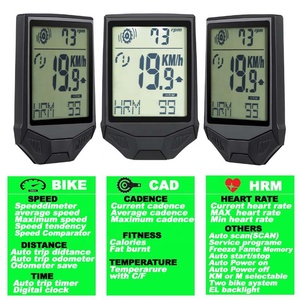 Inalámbrico impermeable 3IN1 multifunción bicicleta ciclismo ordenador bicicleta velocímetro odómetro con Sensor inteligente - Product Image 2