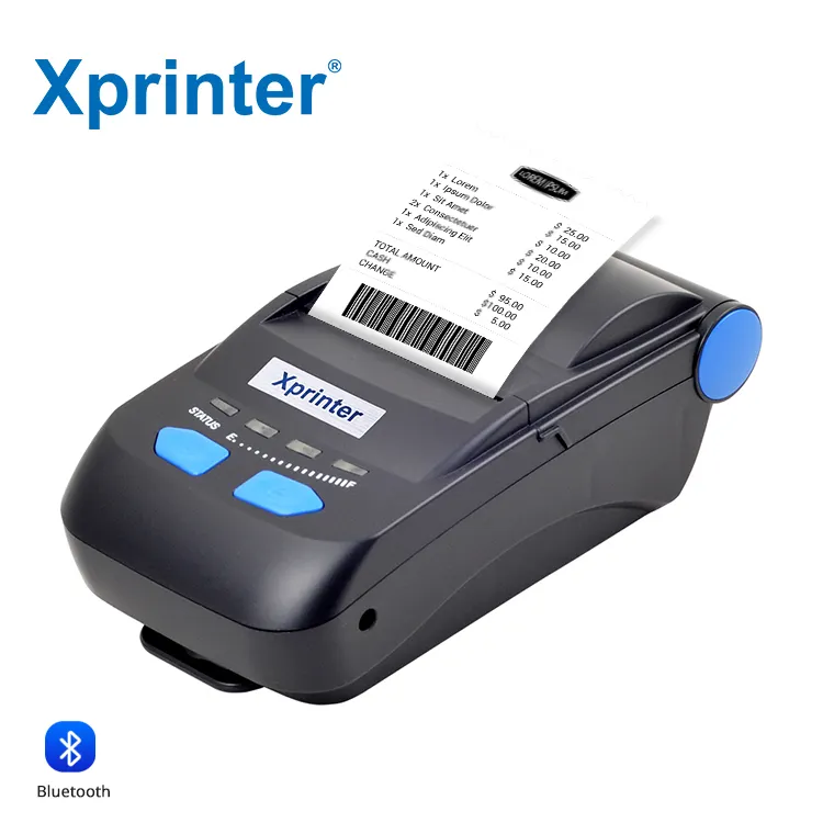 Xprinter nóng Bán máy in di động nhiệt di động di động BT Máy in hóa đơn XP-P300 cho cửa hàng bán lẻ máy in Bluetooth