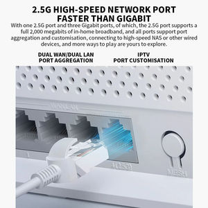 Xiaomi Router BE5000 Wi-Fi 7 2.4/5GHz çift frekanslı örgü 2.5G yüksek hızlı ağ bağlantı noktası IPTV OFDMA sinyal amplifikatörü Mi ev - Product Image 6