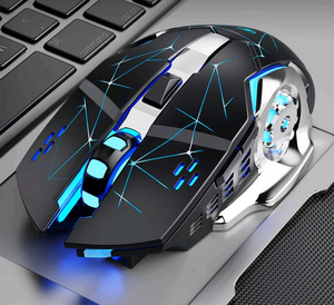 Computer muose rgb computer portatile ottico maus gamer inalambrico mouse ricaricabile wireless - Product Image 4