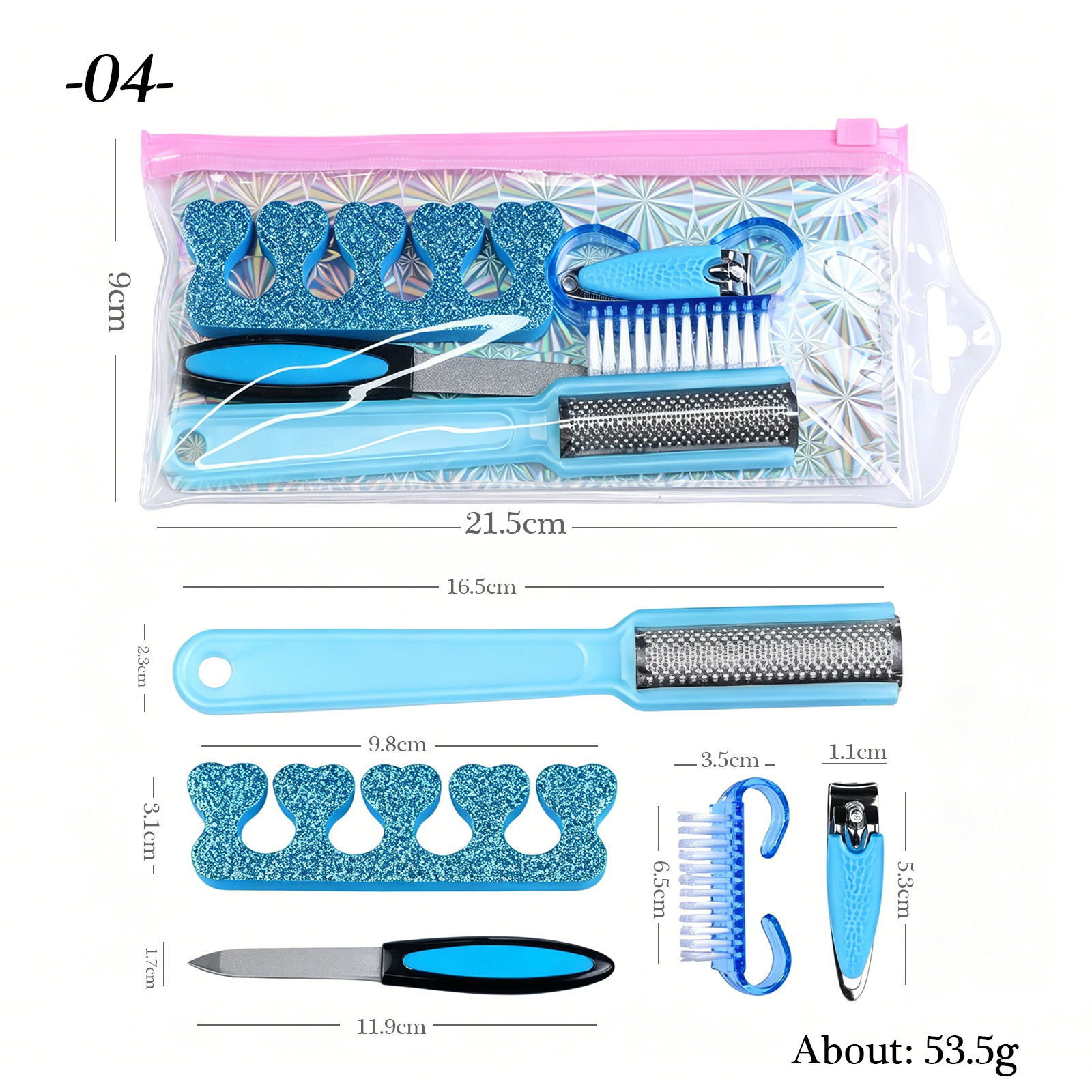 Ensemble d'outils de coupe pour nail art 04