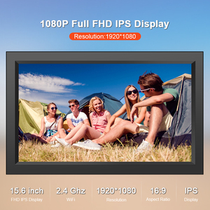 2025 noel hediyesi 15.6 inç HD IPS dokunmatik Android dijital fotoğraf çerçevesi karikatür yetişkin temalı gifler için dijital fotoğraf çerçevesi - Product Image 3