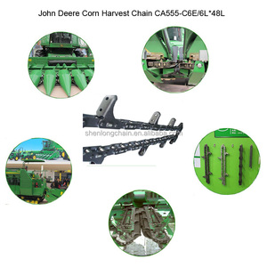 Cao độ bền kéo C-loại thép nông nghiệp chuỗi file đính kèm CA555-C6E Dây chuyền con lăn cho băng tải trang trại máy gặt đập hợp kim - Product Image 6