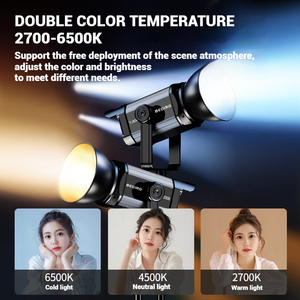 Lampada a LED 300W per riprese Video 2800-6800K per la fotografia di luce telecomando per illuminazione a uscita continua con luce di riempimento di copertura - Product Image 4